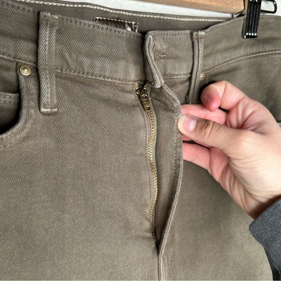 Mother High Waisted Rascal Ankle Step Fray jeans Capers 27 - Picture 5 of 16